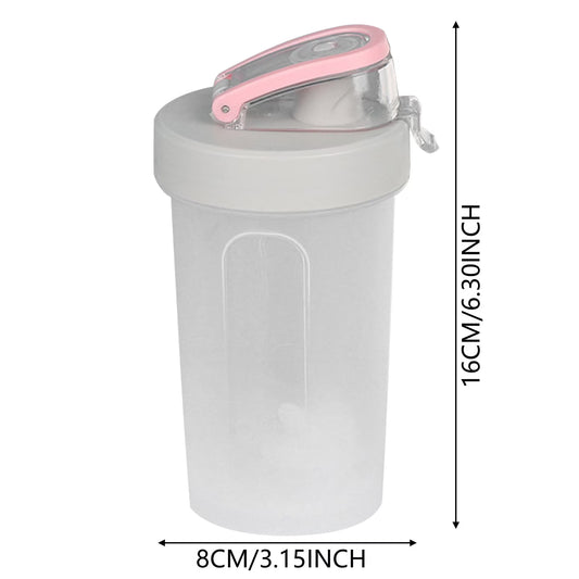 Protein Shaker Bottle, 11 oz Shaker Cup - Food-Grade Shaker Cups for Protein Shakes 11 oz - Small Shaker Bottles for Protein Mixes, Leakproof Lid Protein Shake Bottle Shaker for Gym-goers & Travelers