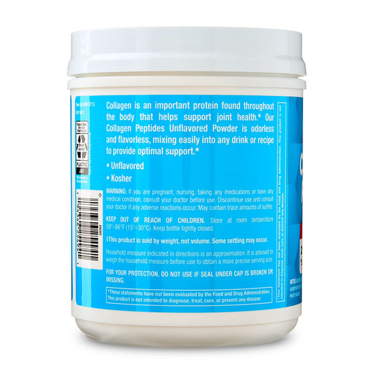 Equate Grass Fed Hydrolyzed Bovin Collagen Peptides Type 1 & 3 Dietary Supplement, Powder Form, Unflavored, 20 oz