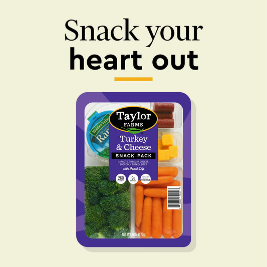 Taylor Farms Turkey & Cheddar Snack Pack, 6 oz Tray
