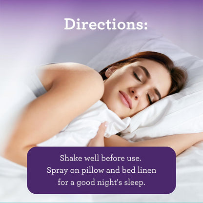 GuruNanda Natural Sleep Spray - Blend of Lavender & Chamomile Essential Oils for Restful Sleep, 1 fl oz