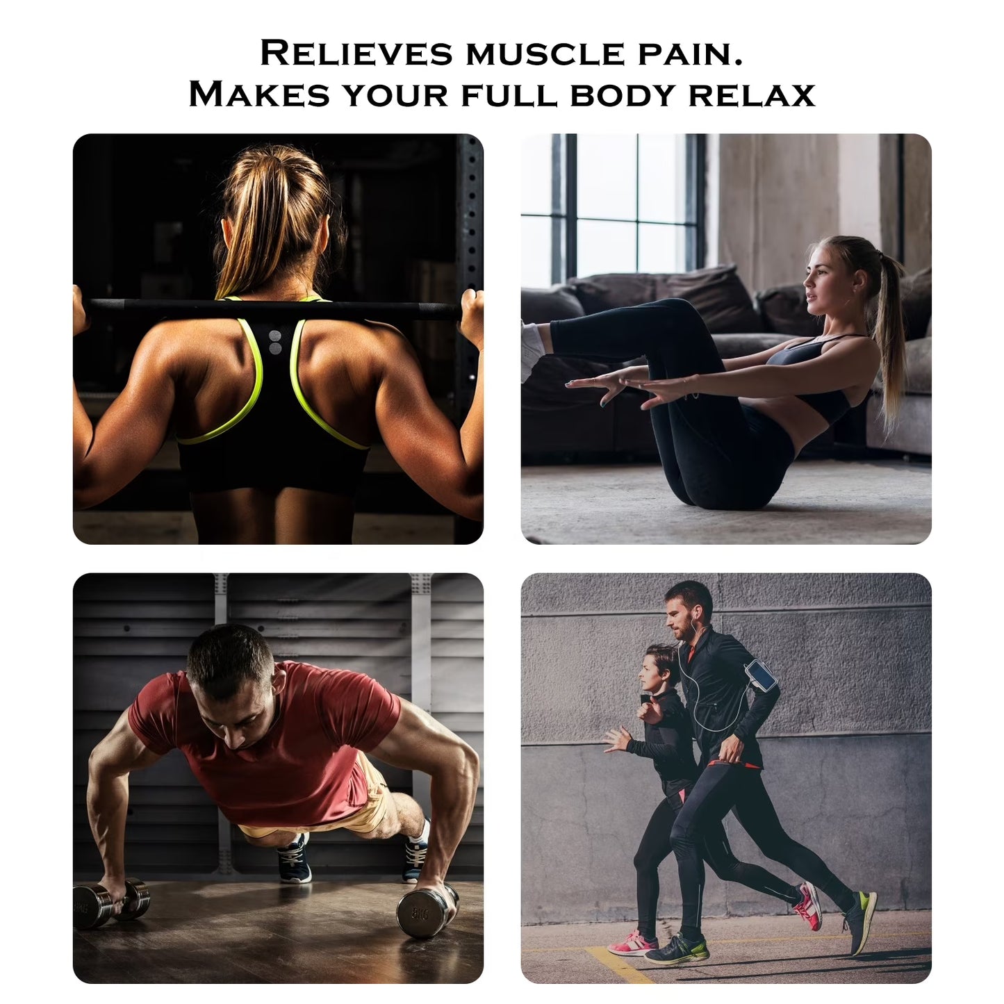 Oumilen Pro Sport Deep Tissue Percussion Muscle Massage Gun, Pure Black