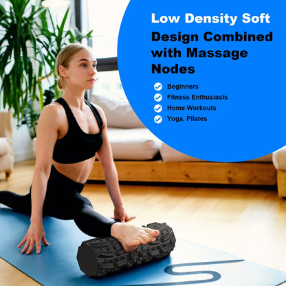 Hlthsky Foam Roller, 18x6 Inches, Octagonal Trigger Point Deep Tissue Roller