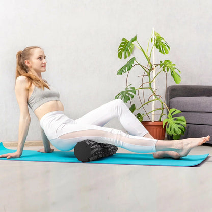 Hlthsky Foam Roller, 18x6 Inches, Octagonal Trigger Point Deep Tissue Roller
