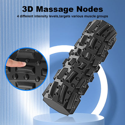 Hlthsky Foam Roller, 18x6 Inches, Octagonal Trigger Point Deep Tissue Roller